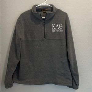 Kappa alpha theta fleece quarter zip
